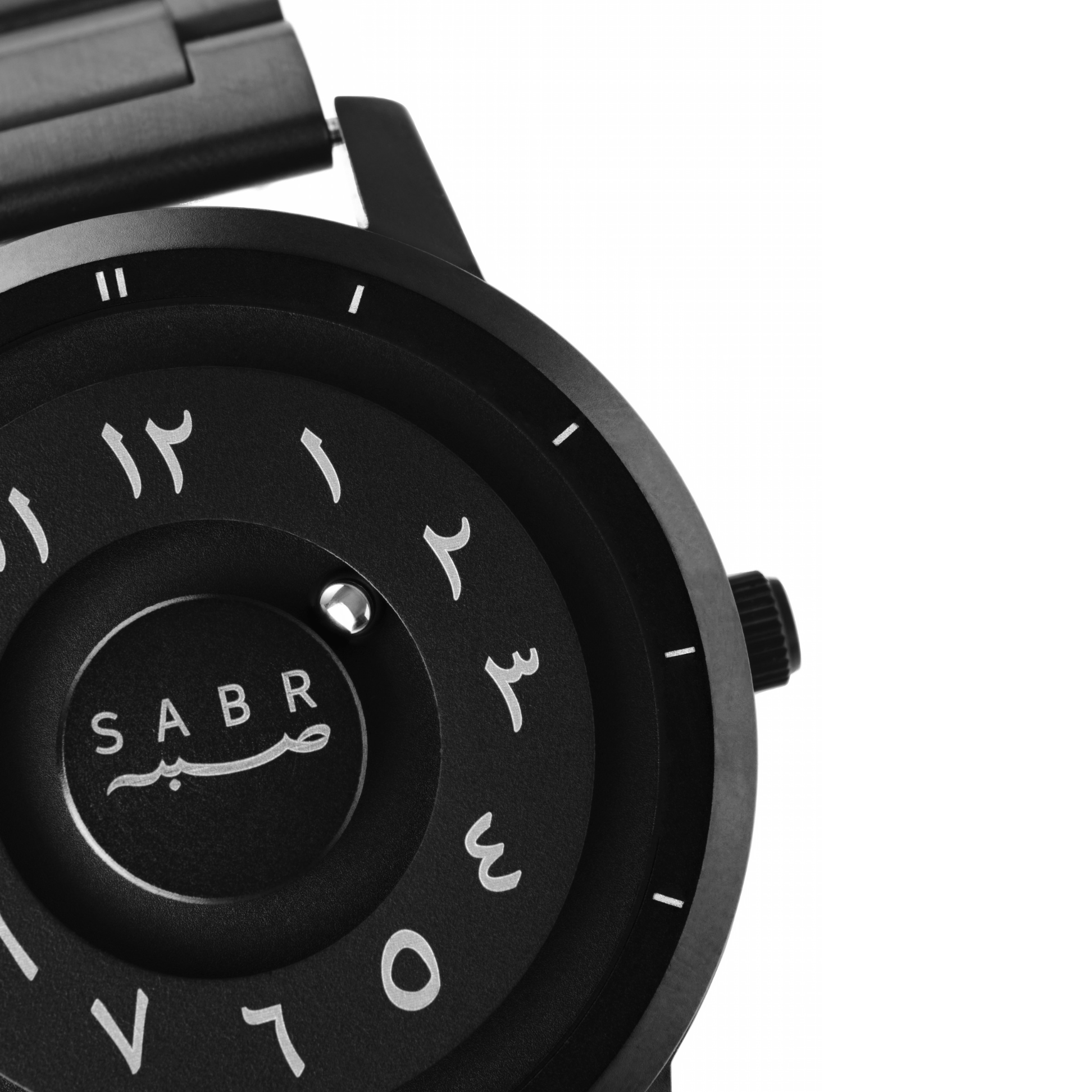 1 SABR Black Arabic Numeral Watch Men