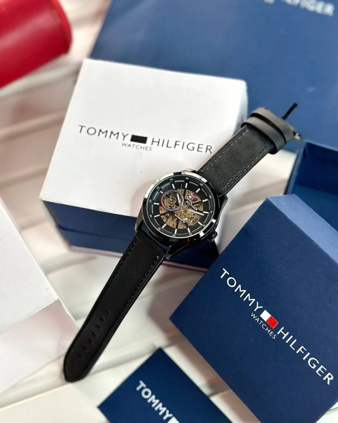01 TOMMY HILFIGER AUTOMATIC WATCH